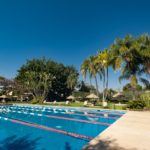 Swimming pool in Club Tabachines Morelos Mexico